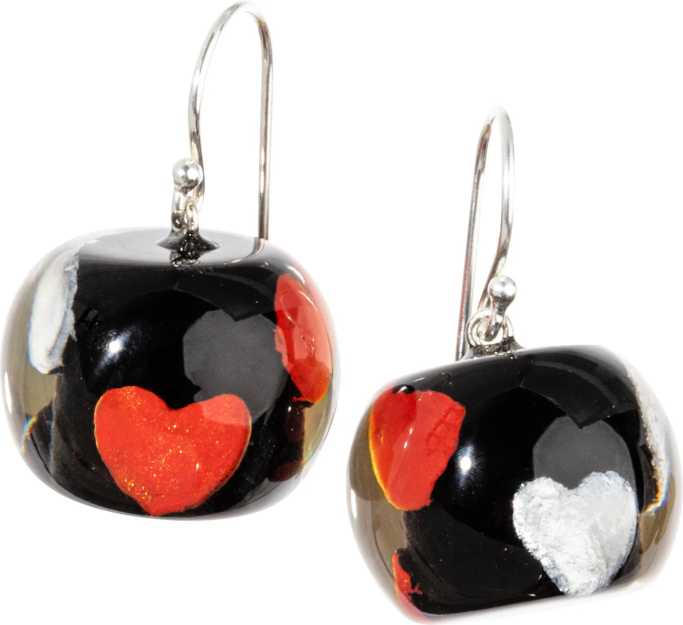 BLISS by ZSISKA Musee Series Earrings — Black Heart