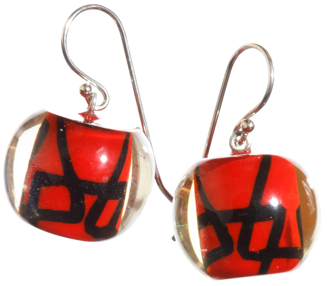 BLISS by ZSISKA - EARRING in Red graphic