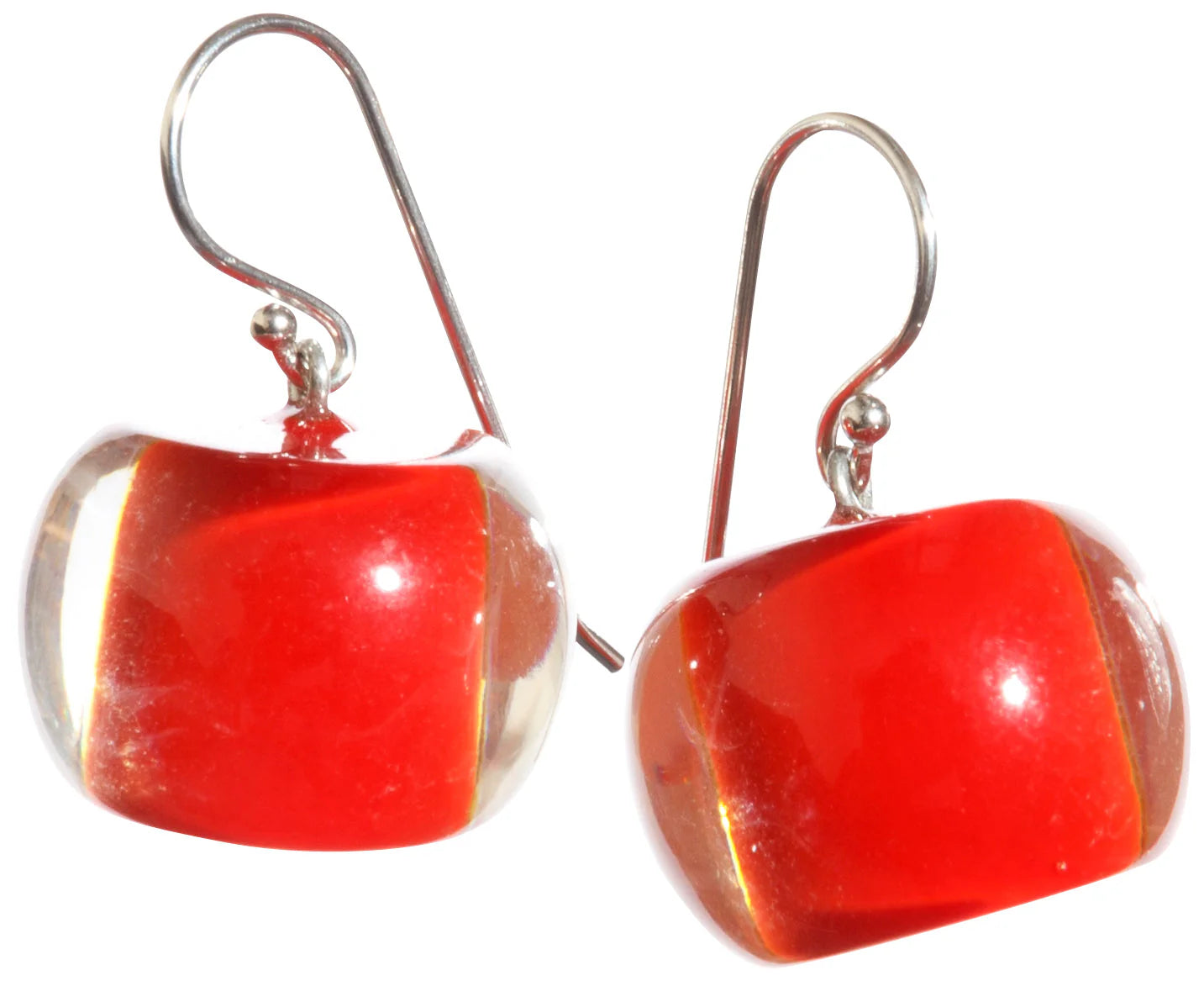 Short Hook Earrings - Colourful Beads