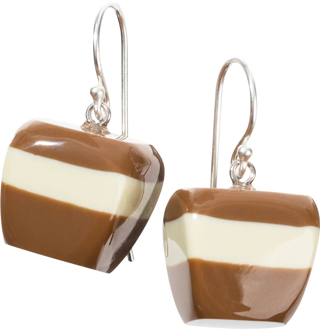 BLISS by ZSISKA Aztec Series Earrings — Black, Brown or Blue Stripe