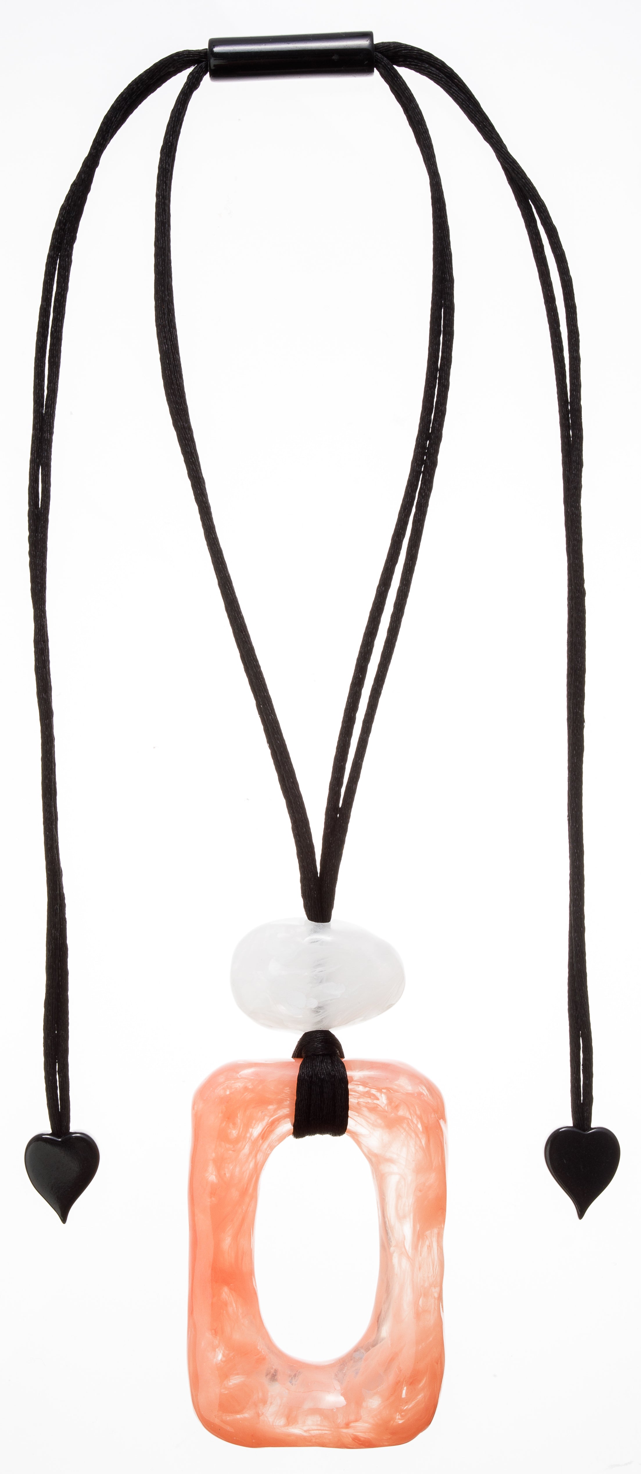 ZSISKA DESIGN - ADJUSTABLE CORD - RECTANGLE - PENDANT - ORGANIC