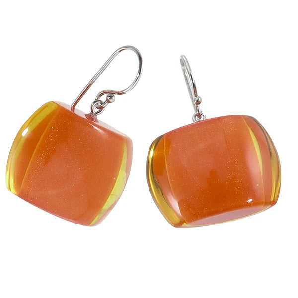 Short Hook Earrings - Colourful Beads