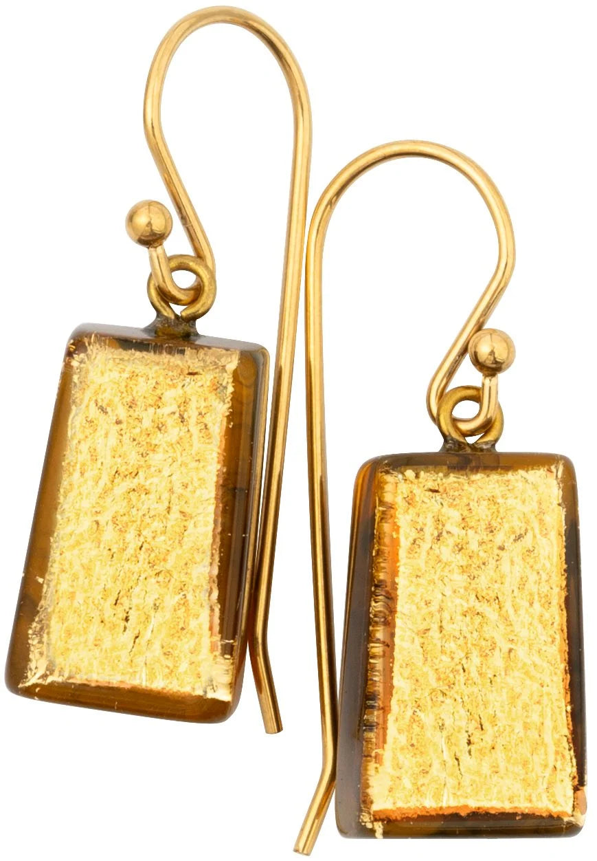 ZSISKA DESIGN Radiance 1-Bead Short Hook Earrings