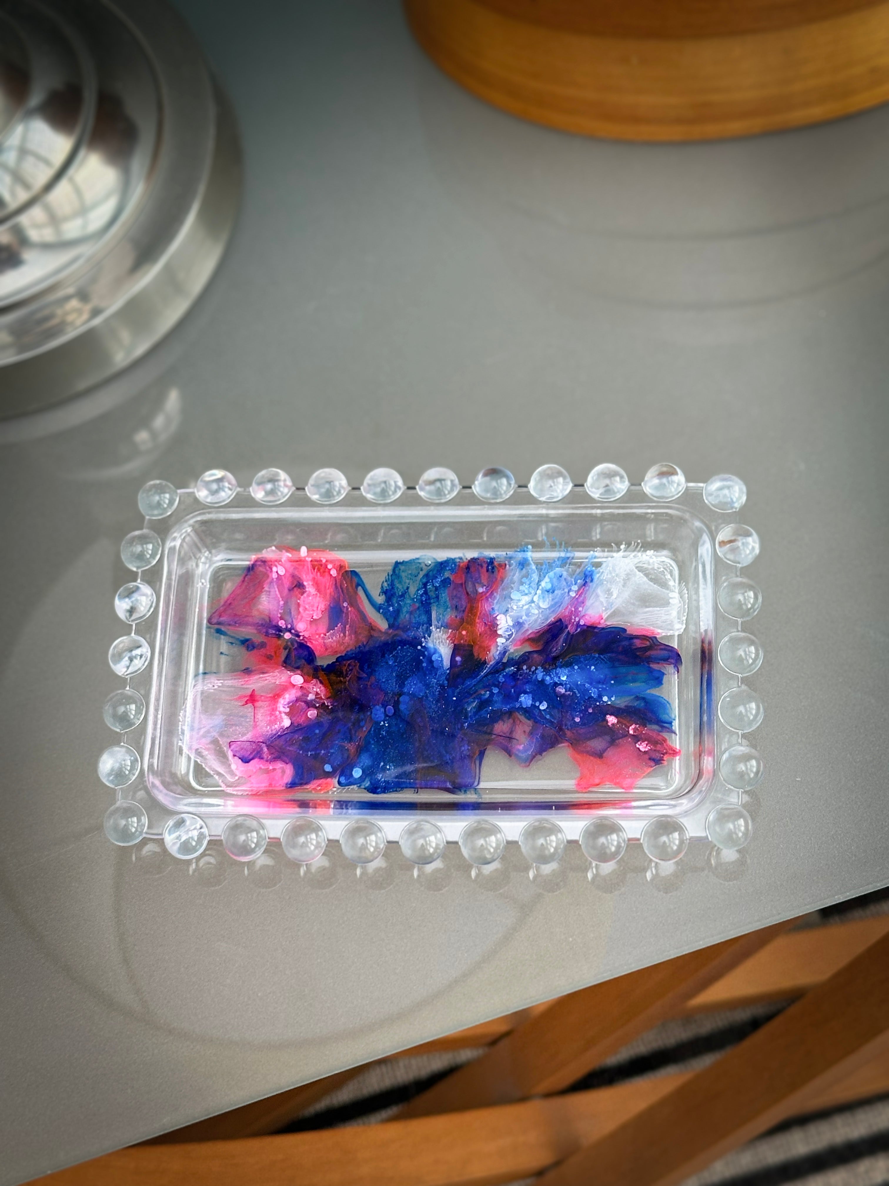 Nicky Johnston Handcrafted Jewellery Tray - Bold Bloom