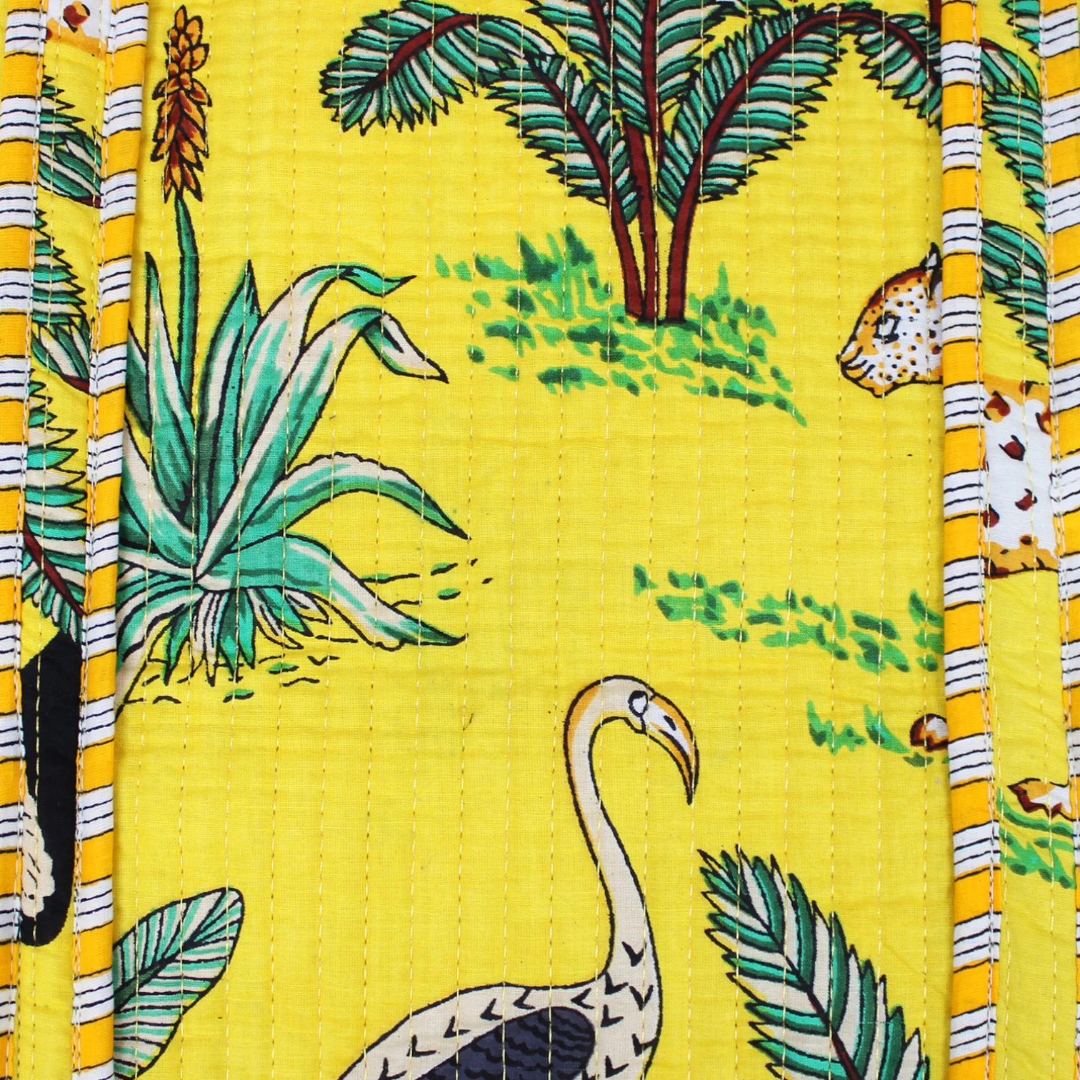 Quilted Cotton Tote Bag