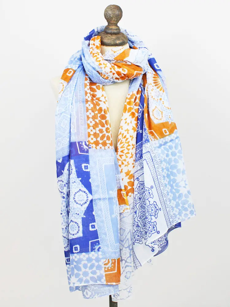 Printed Cotton Scarf/Sarong
