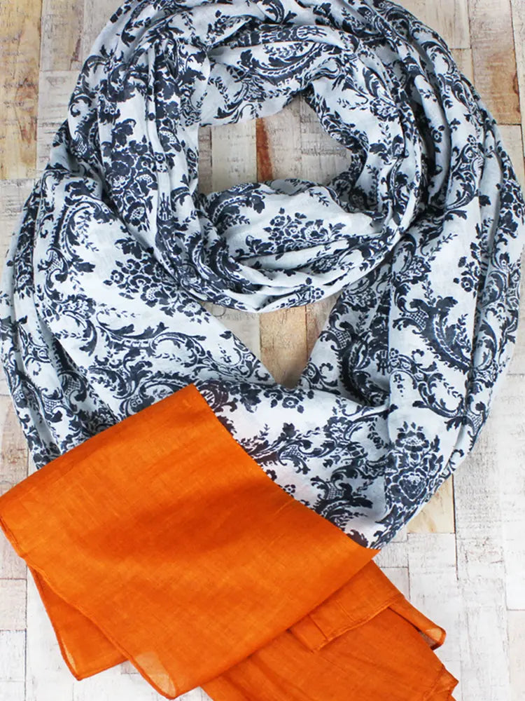 Printed Cotton Scarf/Sarong