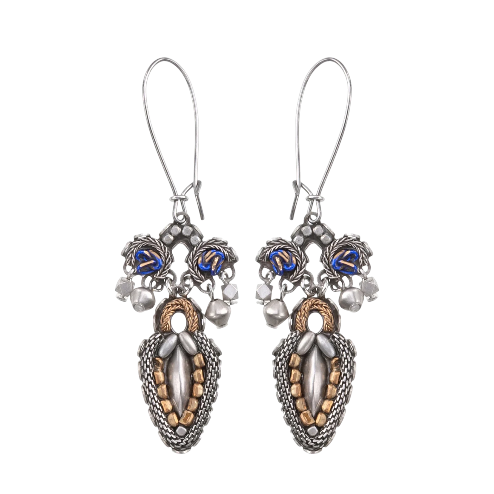 Silver Dangling Earrings Contemplation Set, Dulcina