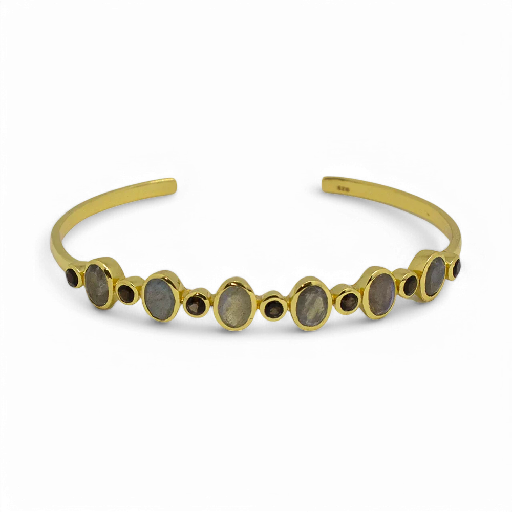 Multi stone cuff