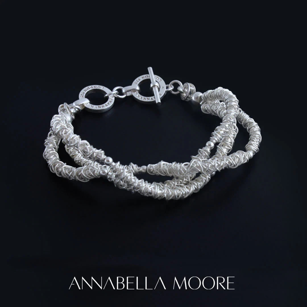 NSB13-L: Pure Silver Bracelet