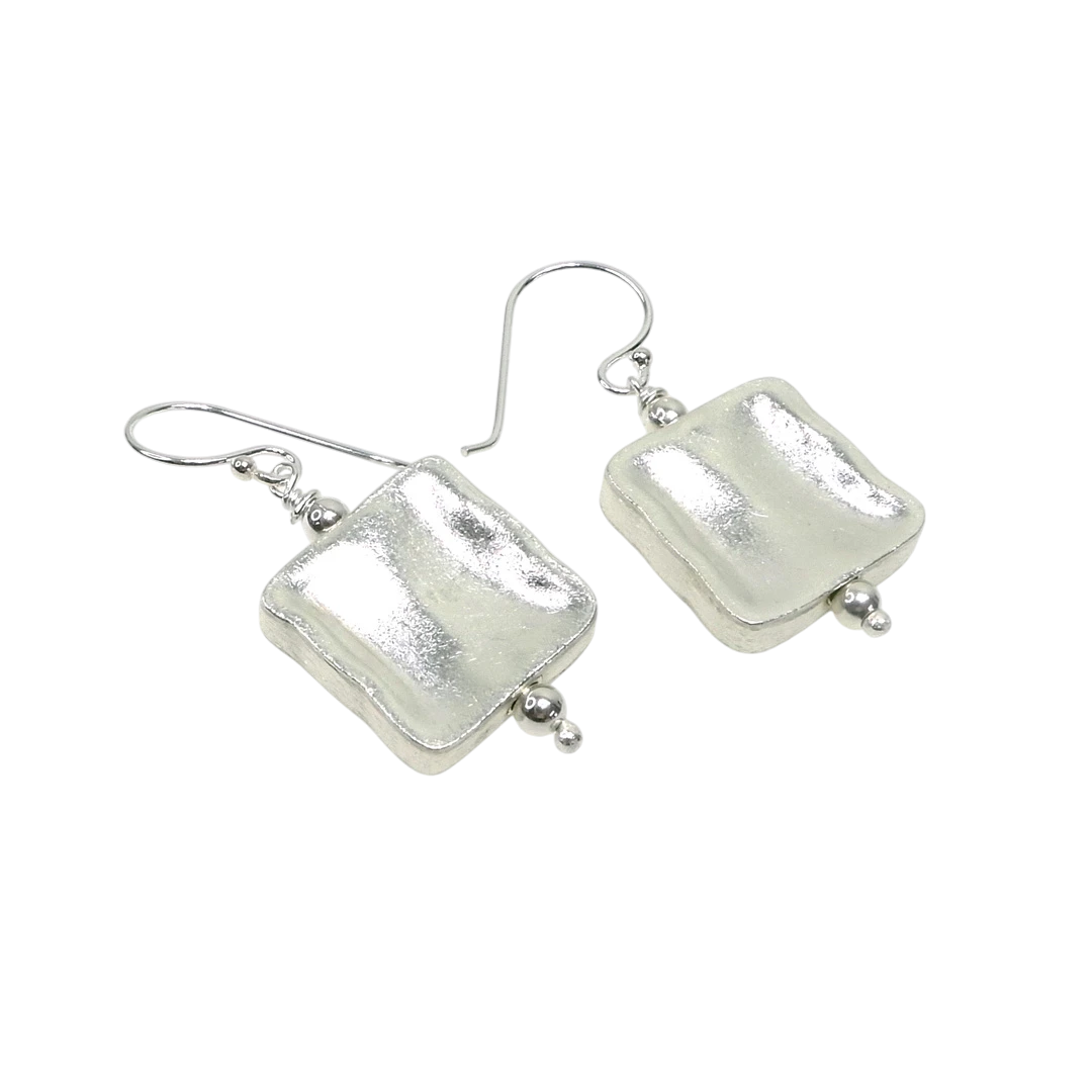 NSE14-3: Pure Silver Earrings
