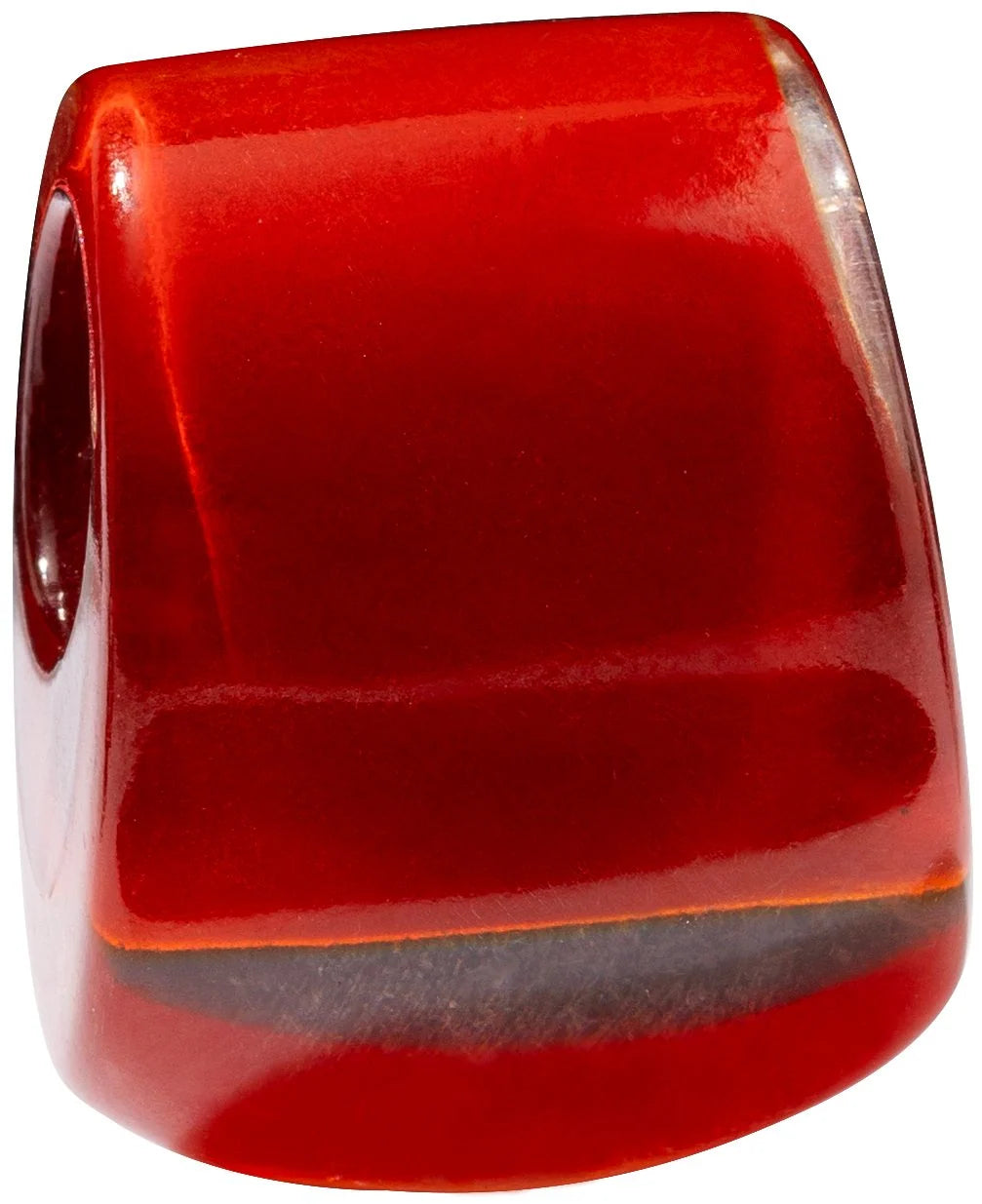 BLISS by ZSISKA Musee Series Bead — Metallic oval, red