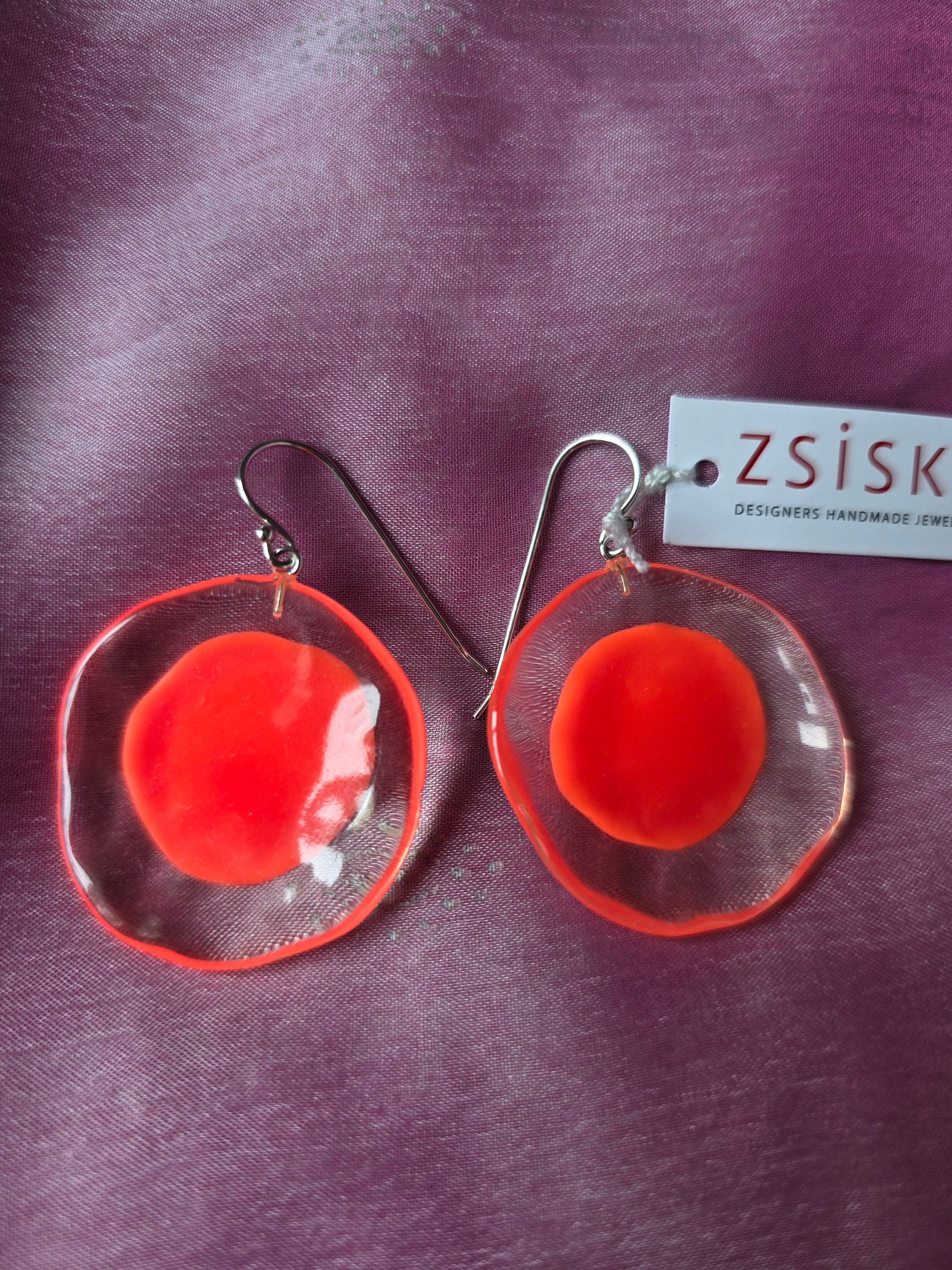 PRUE BY ZSISKA - SHORT HOOK EARRING - LARGE - SUMMER FLORA