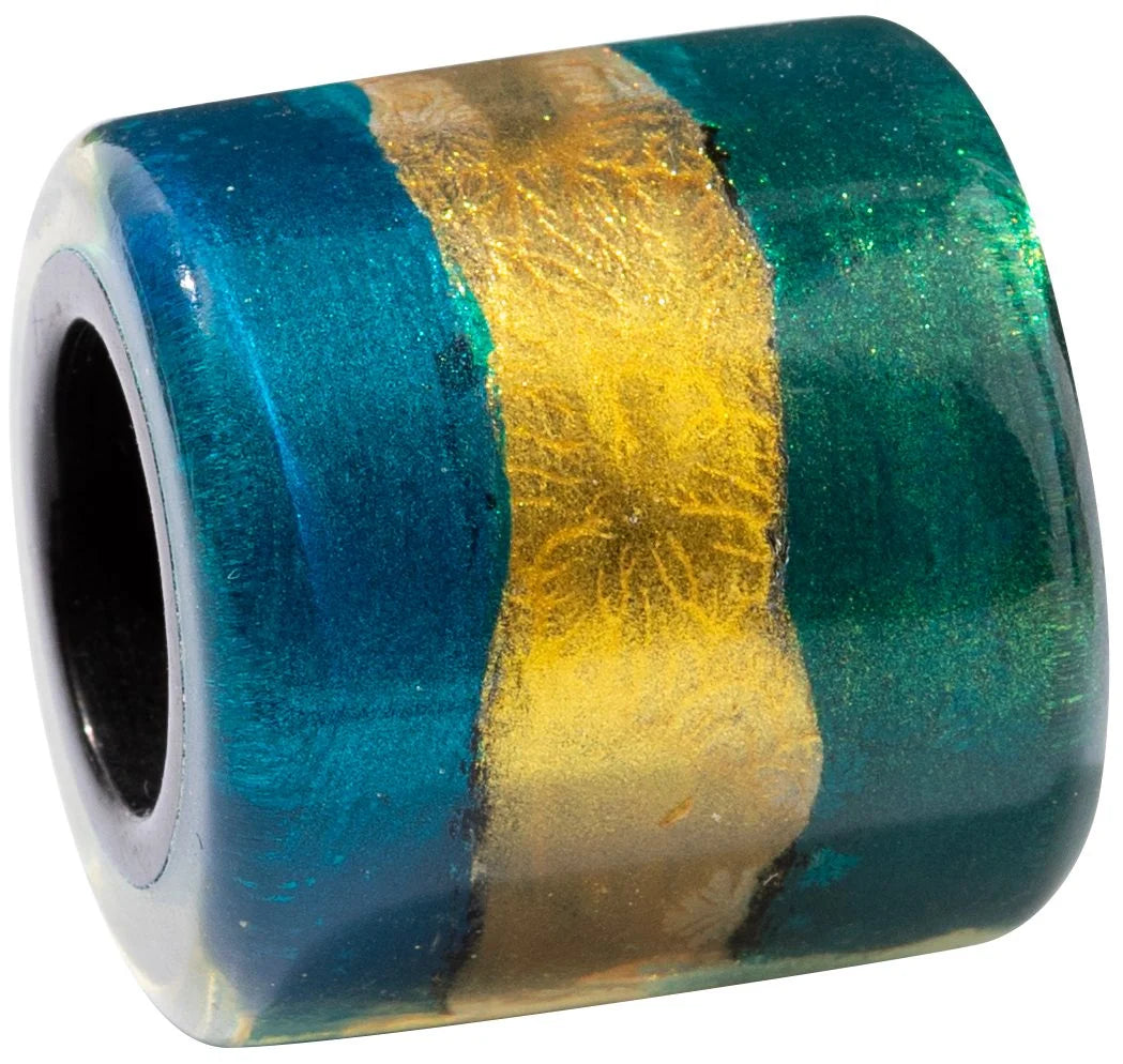 PRUE by ZSISKA Prue's Bliss Bead — STRIPED TUBE - BLUE