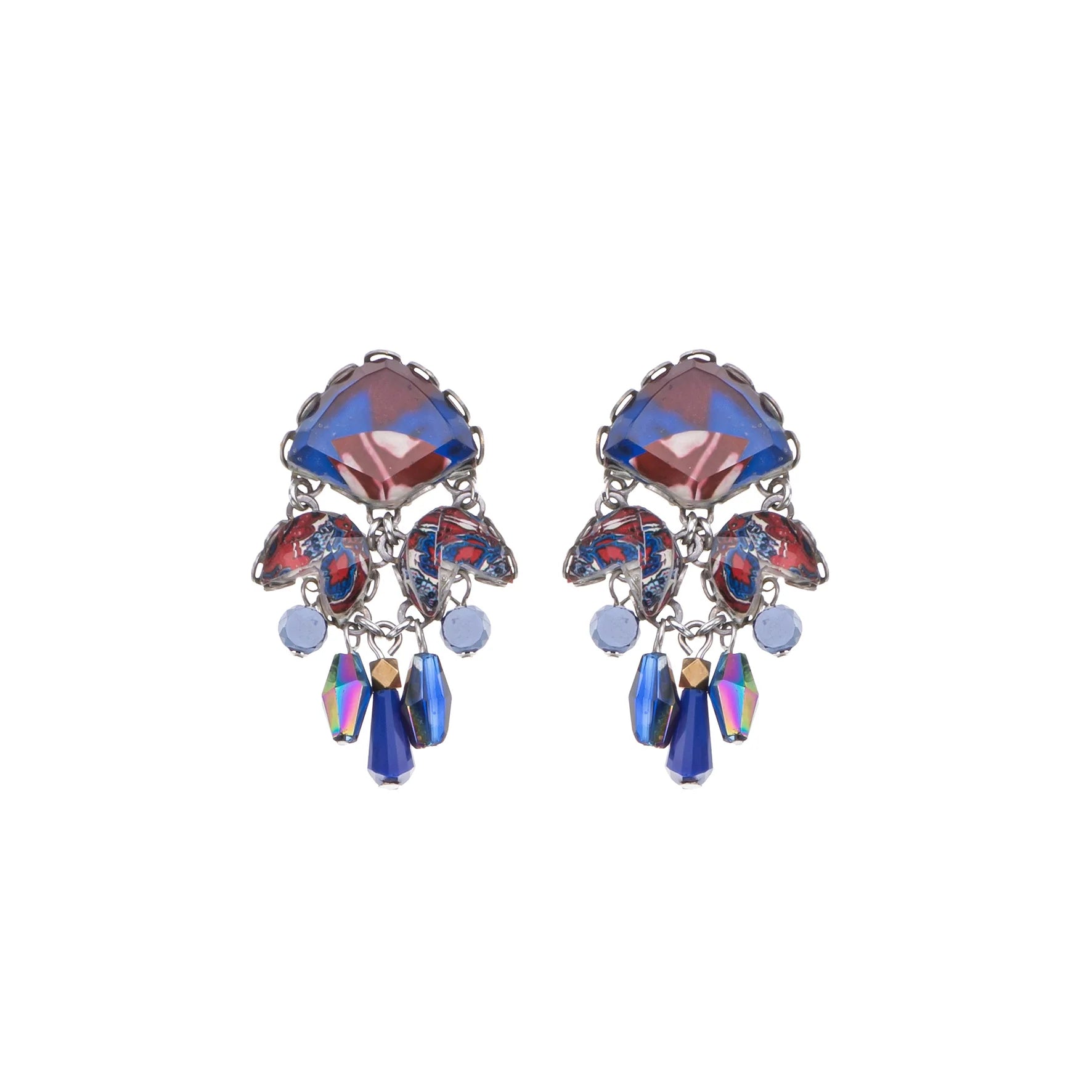 Ocean Edge Set, Navia Earrings