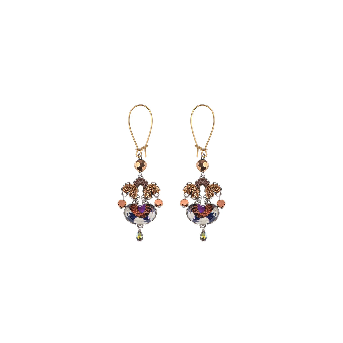 Winter Warmth Set, Long Dangle Earring, Multa
