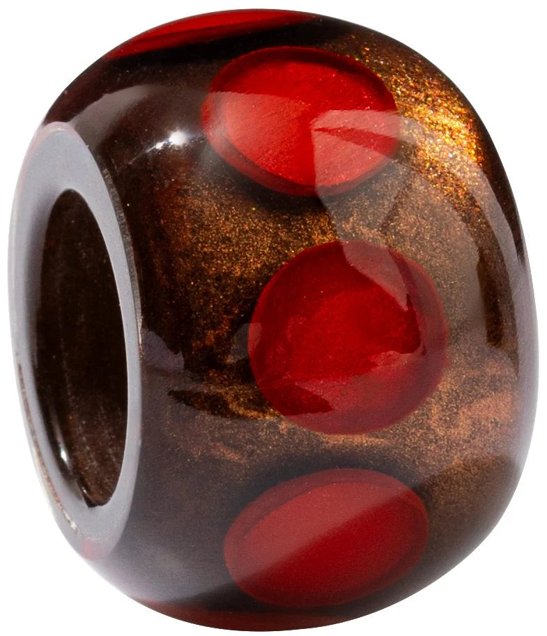 BLISS BY ZSISKA - BLISS BEAD - TRI DOT RED