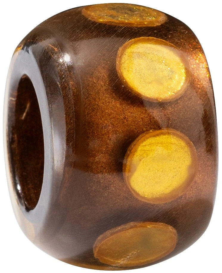 BLISS BY ZSISKA - BLISS BEAD - TRI DOT YELLOW