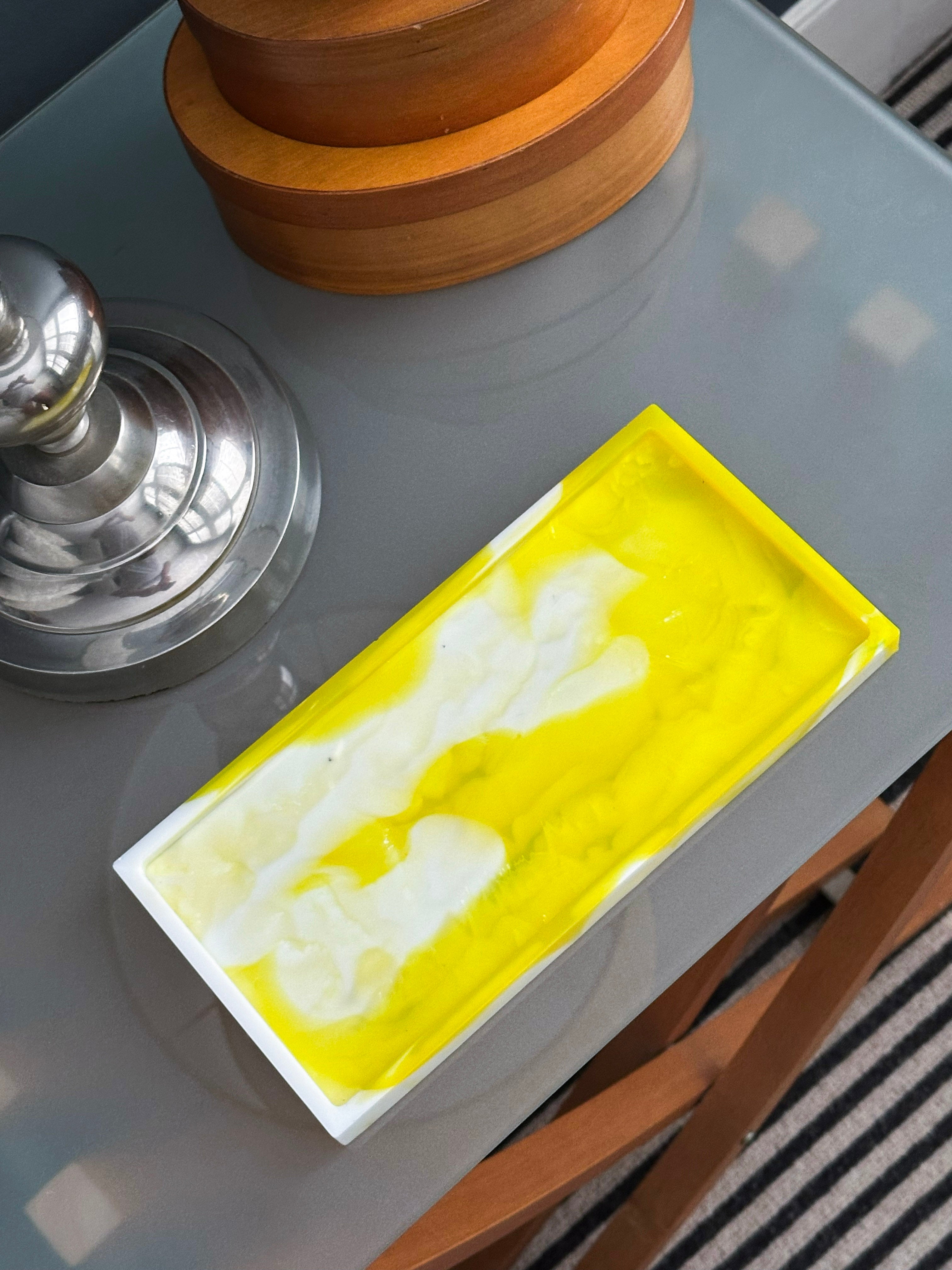 Nicky Johnston Handcrafted Jewellery Tray - Yellow