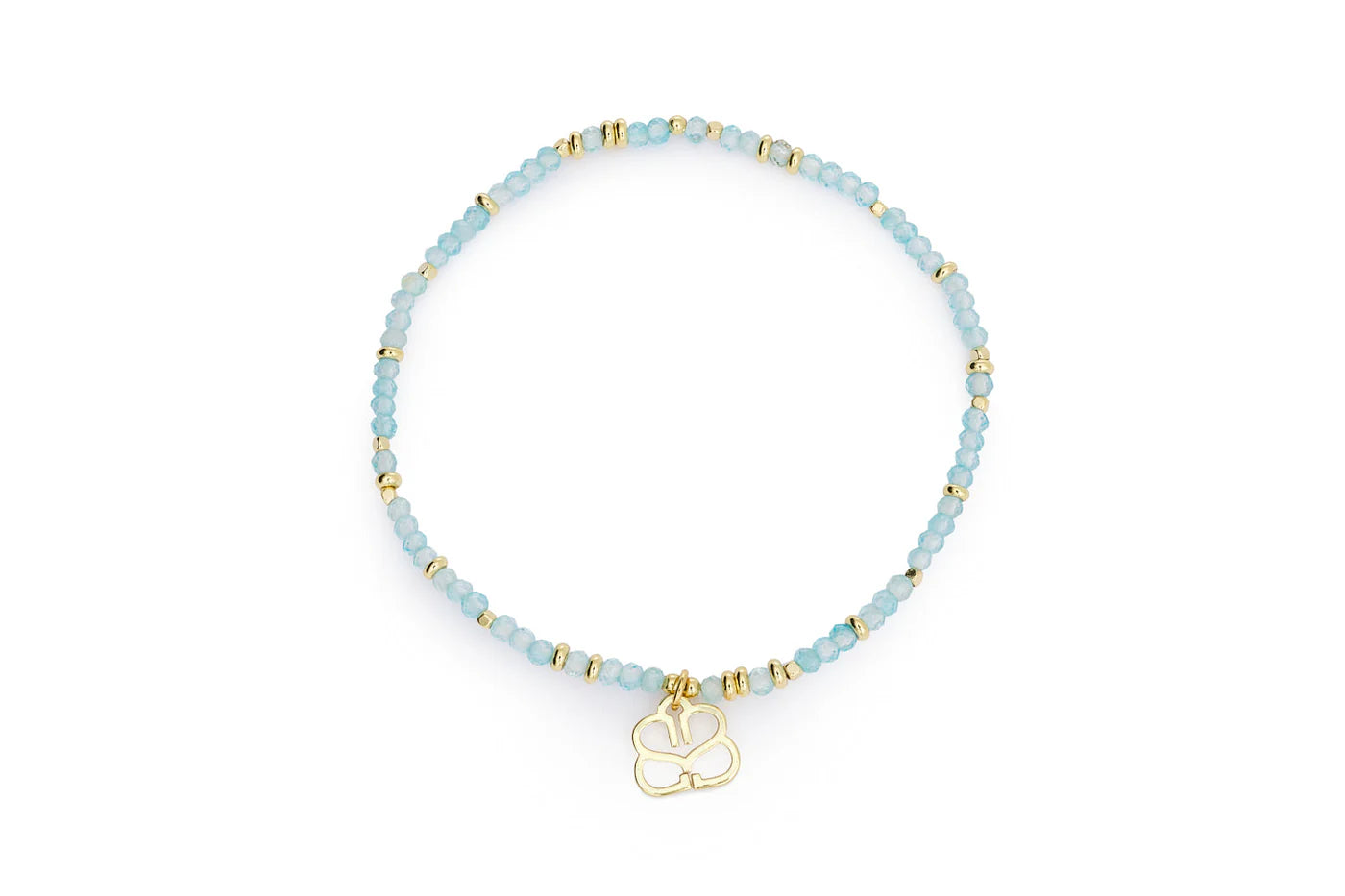 Dash Gold & Blue Topaz Bracelet