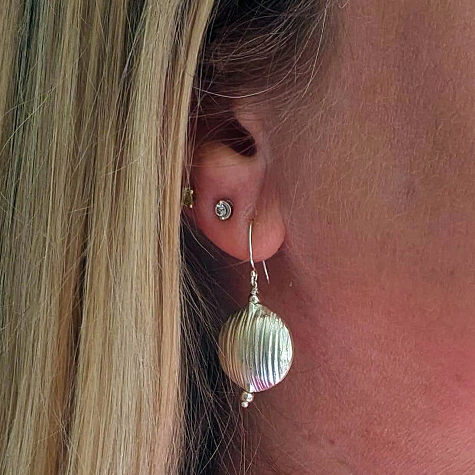 NSE08-S: Pure Silver Earrings