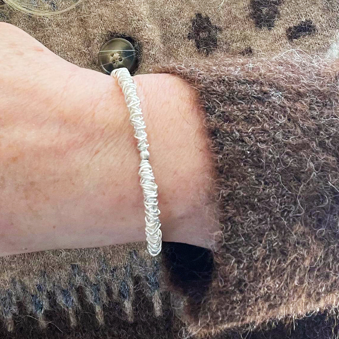 NSB-13S: Pure Silver Bracelet