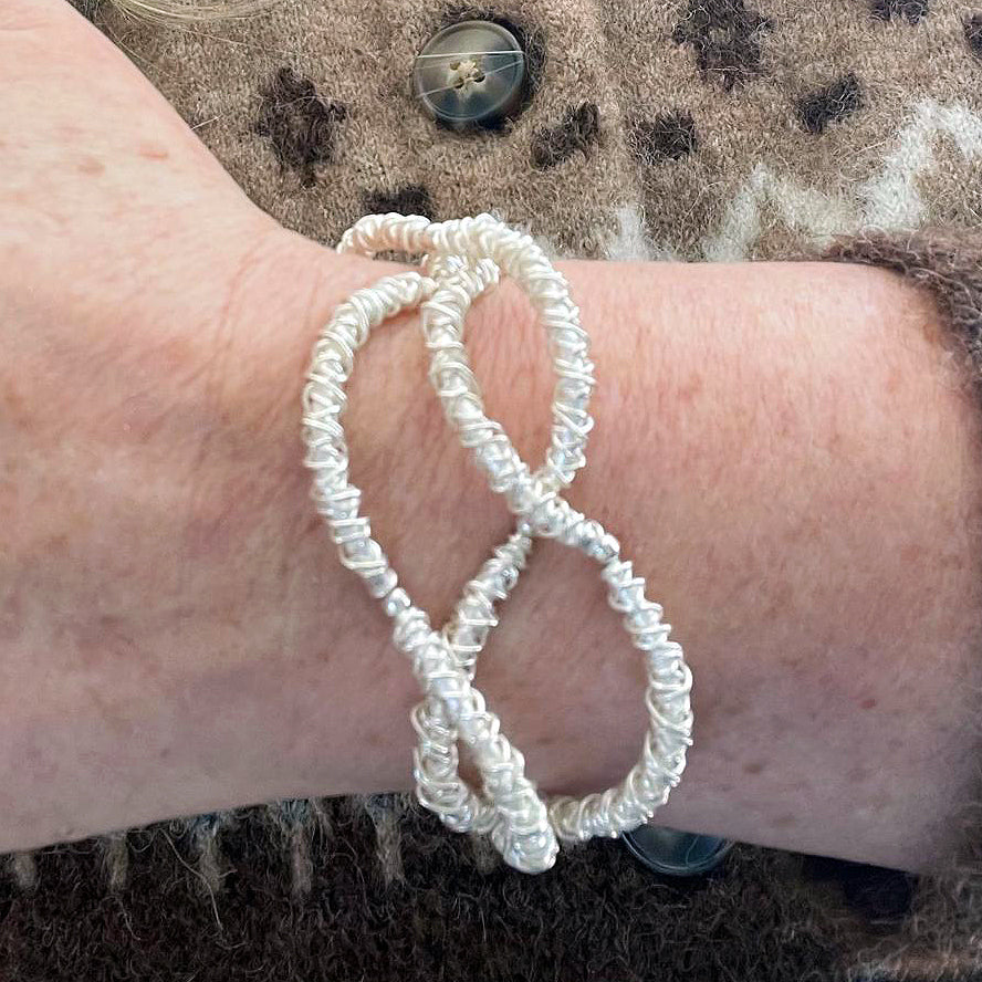 NSB13-L: Pure Silver Bracelet