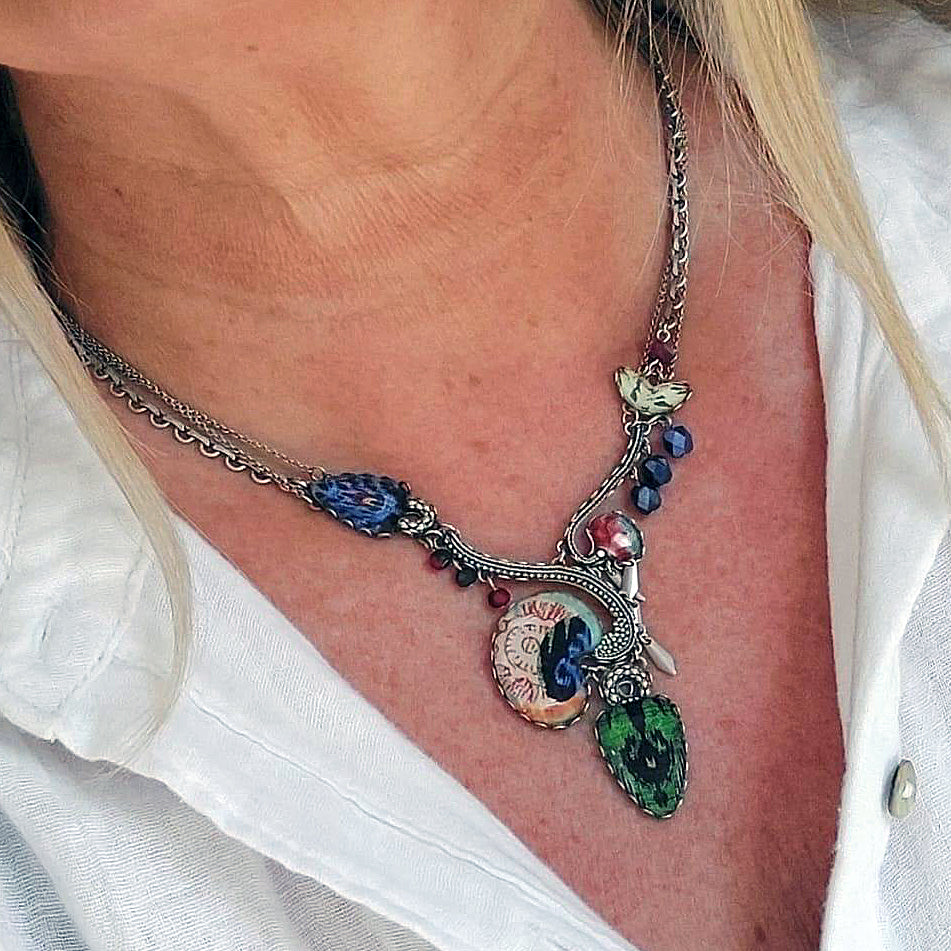 Holiday Lights, Pepita Necklace