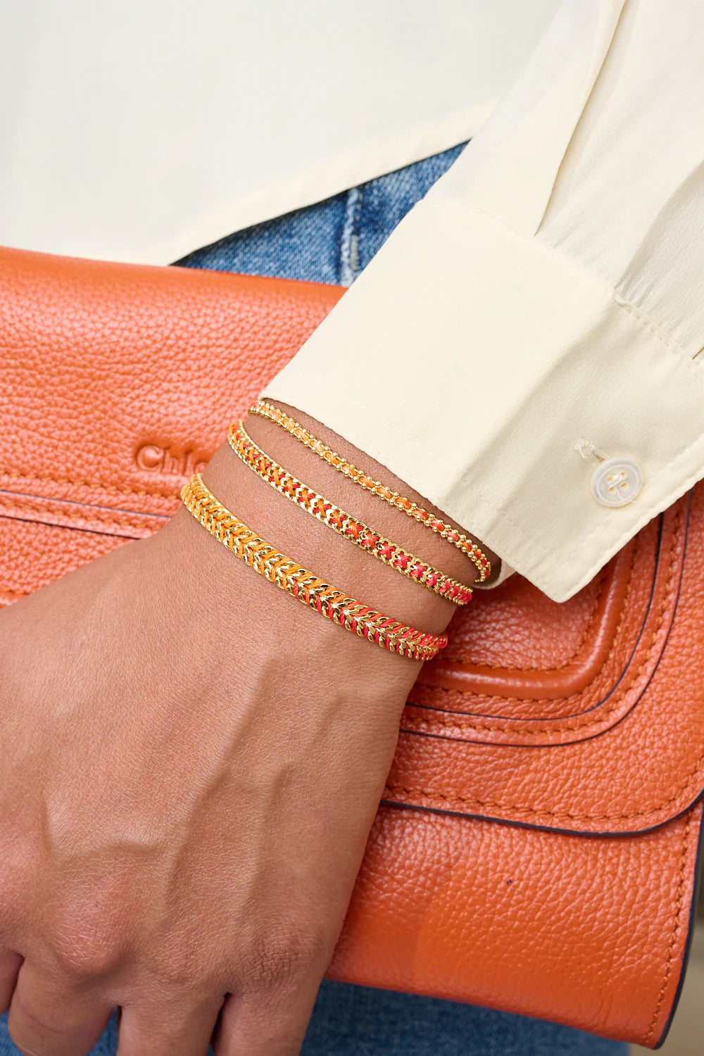 Boho Betty - Iztac Gold Sunset Braided Friendship Bracelet