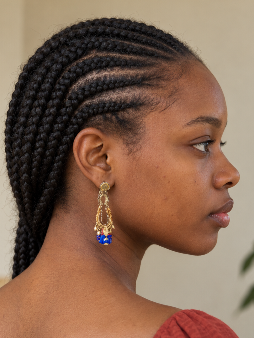 Bohemian Earrings Queen of Sheba Set, Sona