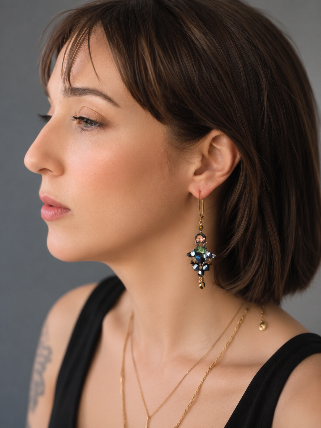 Mystic Lantern Set, Dangle Earrings, Hanan