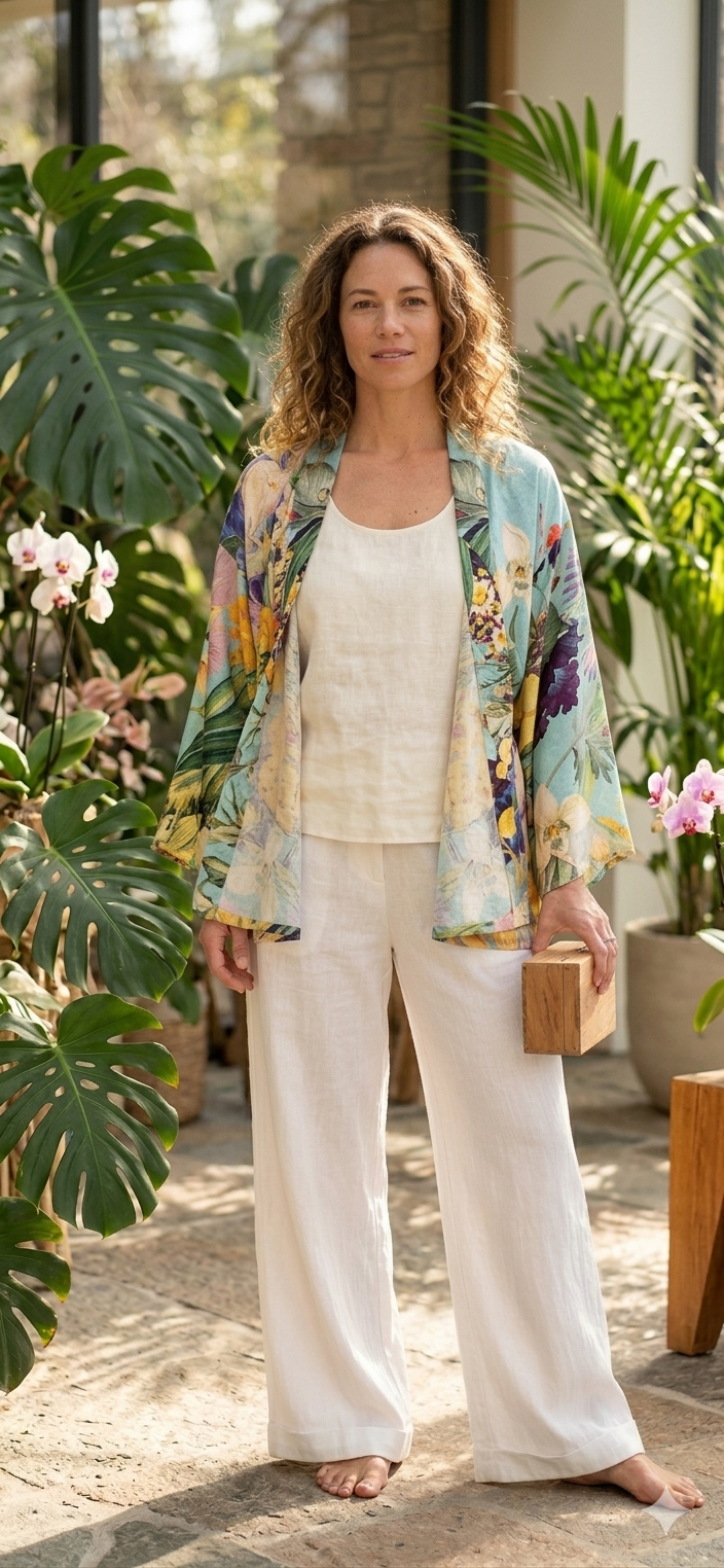 Powder - Kimono Jacket - Spring Flora
