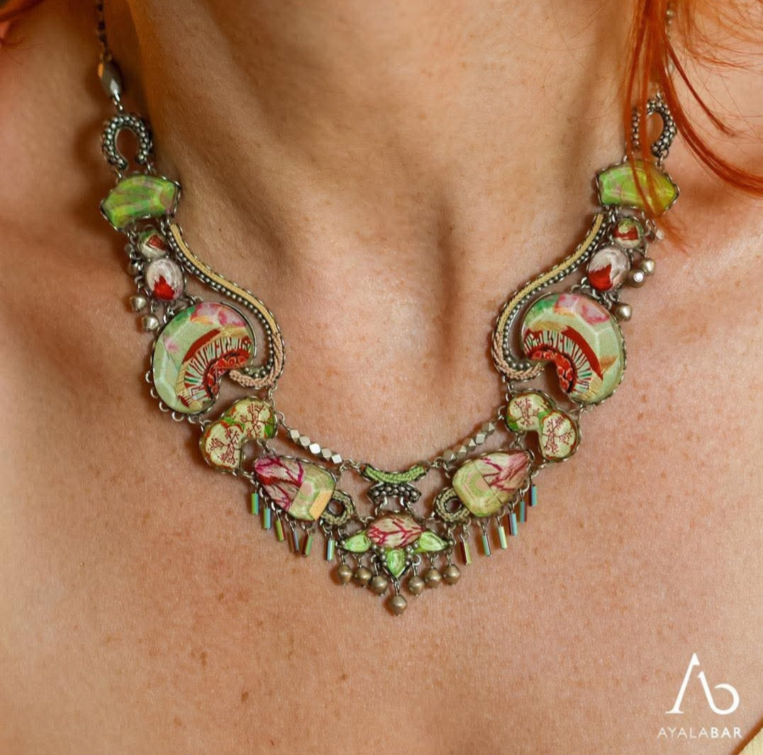 Pastel Festive Necklace Summer Fields Set, Frida