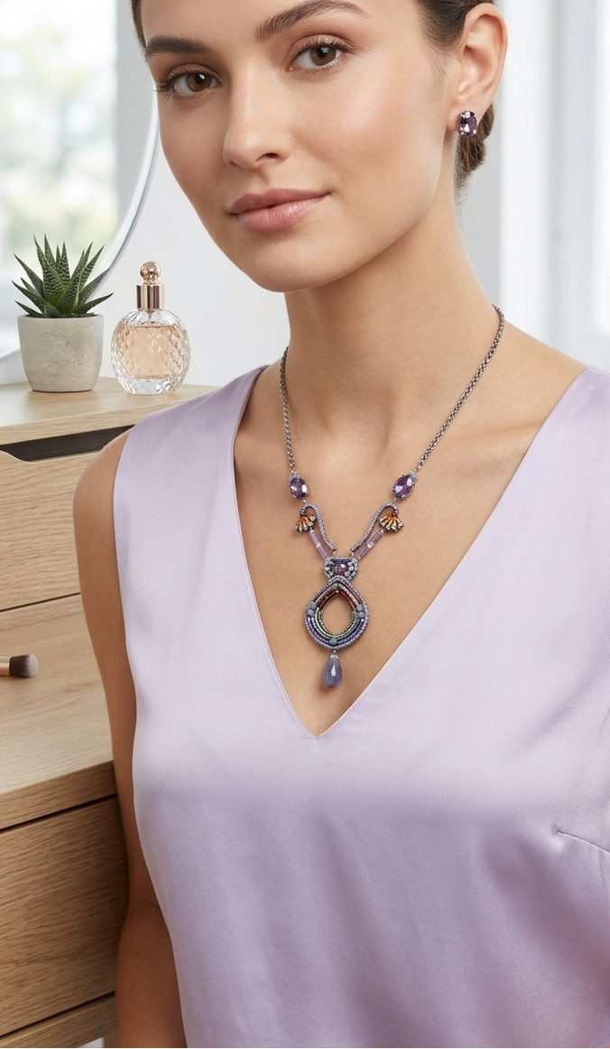 Ayala Bar Coral Reef, Emily Necklace