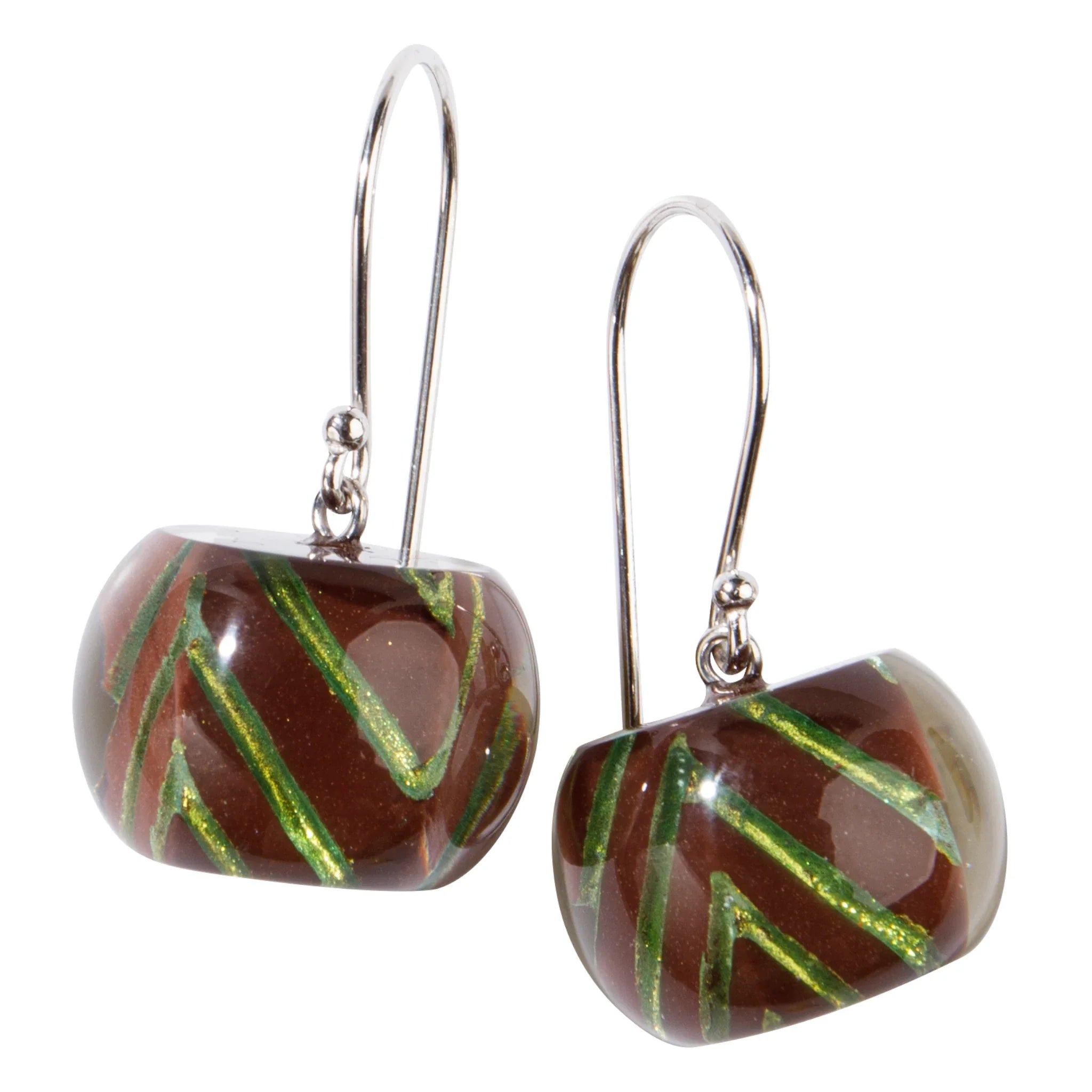 BLISS by ZSISKA - EARRING - PRUE'S BLISS BY ZSISKA Brown & Green