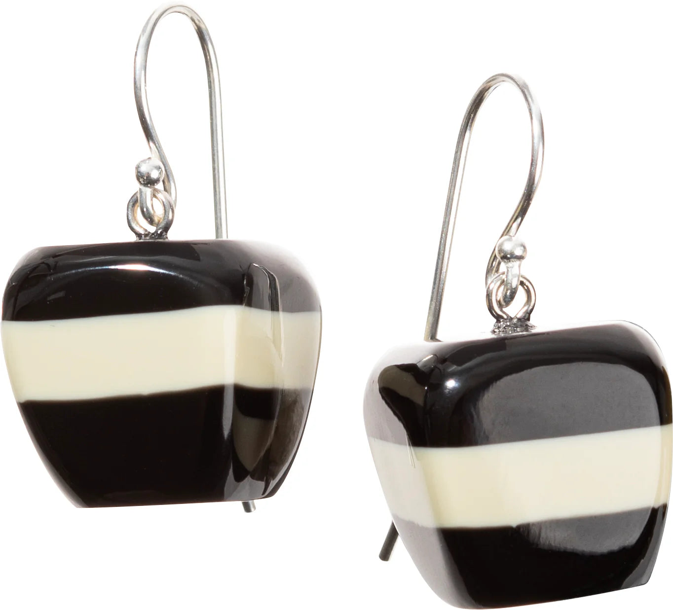 BLISS by ZSISKA Aztec Series Earrings — Black, Brown or Blue Stripe