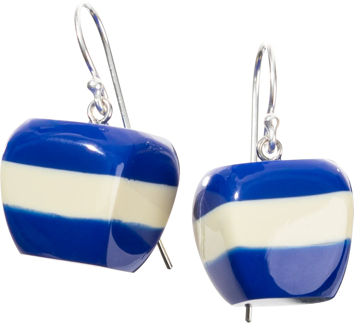 BLISS by ZSISKA Aztec Series Earrings — Black, Brown or Blue Stripe