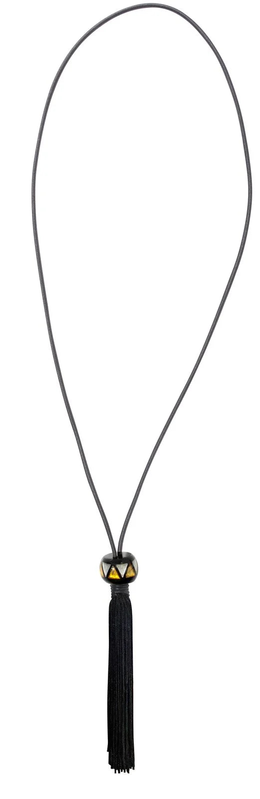 Pendant cord BLISS 90CM - gold tone bead