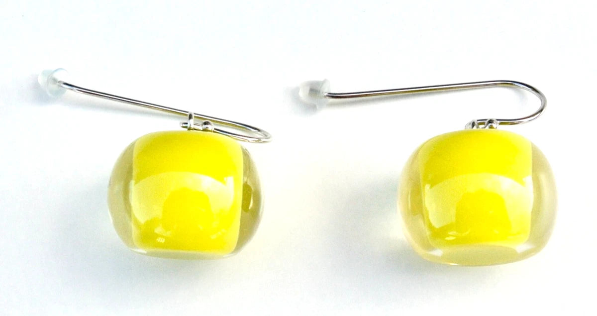 Short Hook Earrings - Colourful Beads