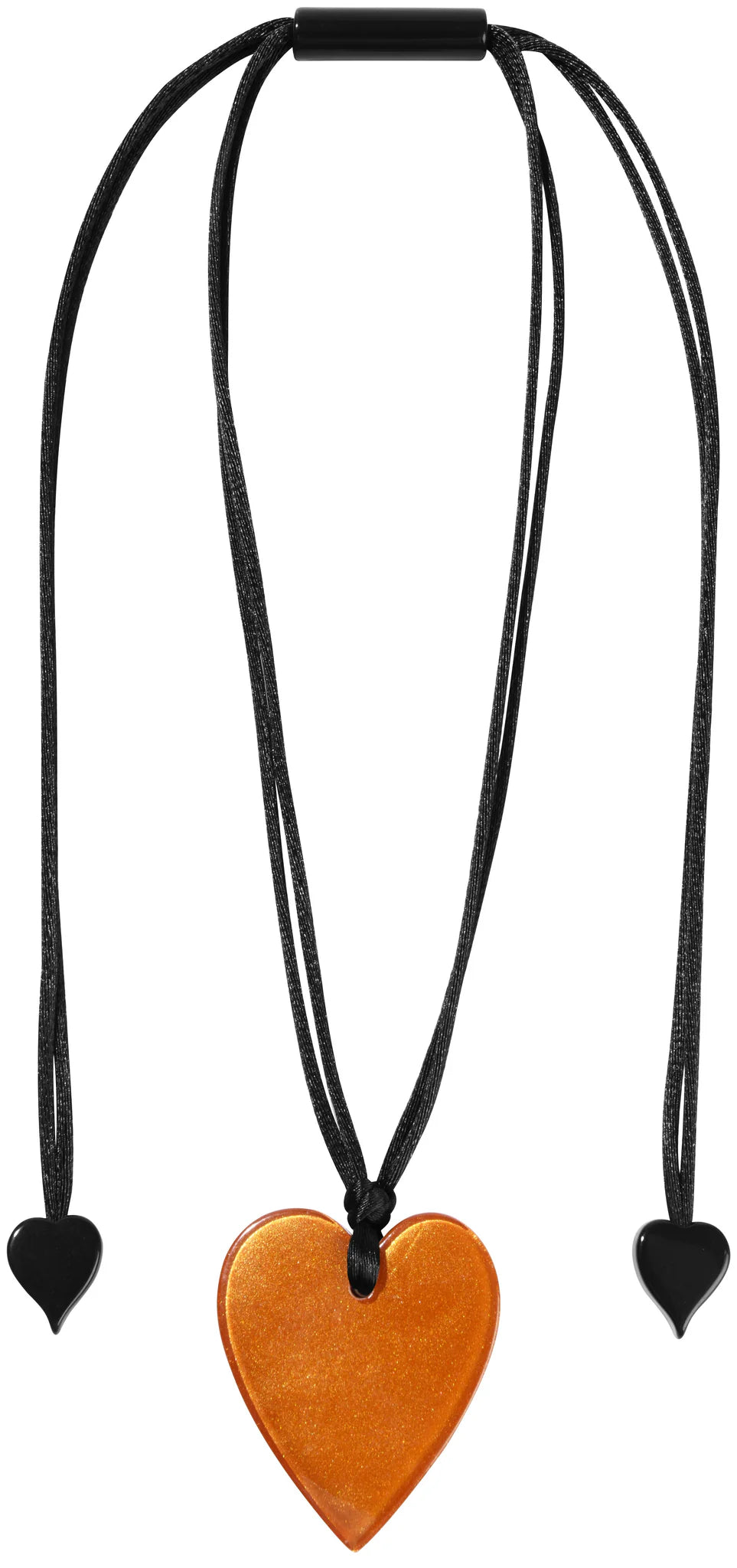 Large Heart Pendant Necklace Gold