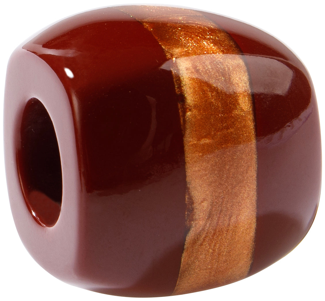 BLISS by ZSISKA - BLISS BEAD - MUSEE - AZTEC 2-RED & COPPER