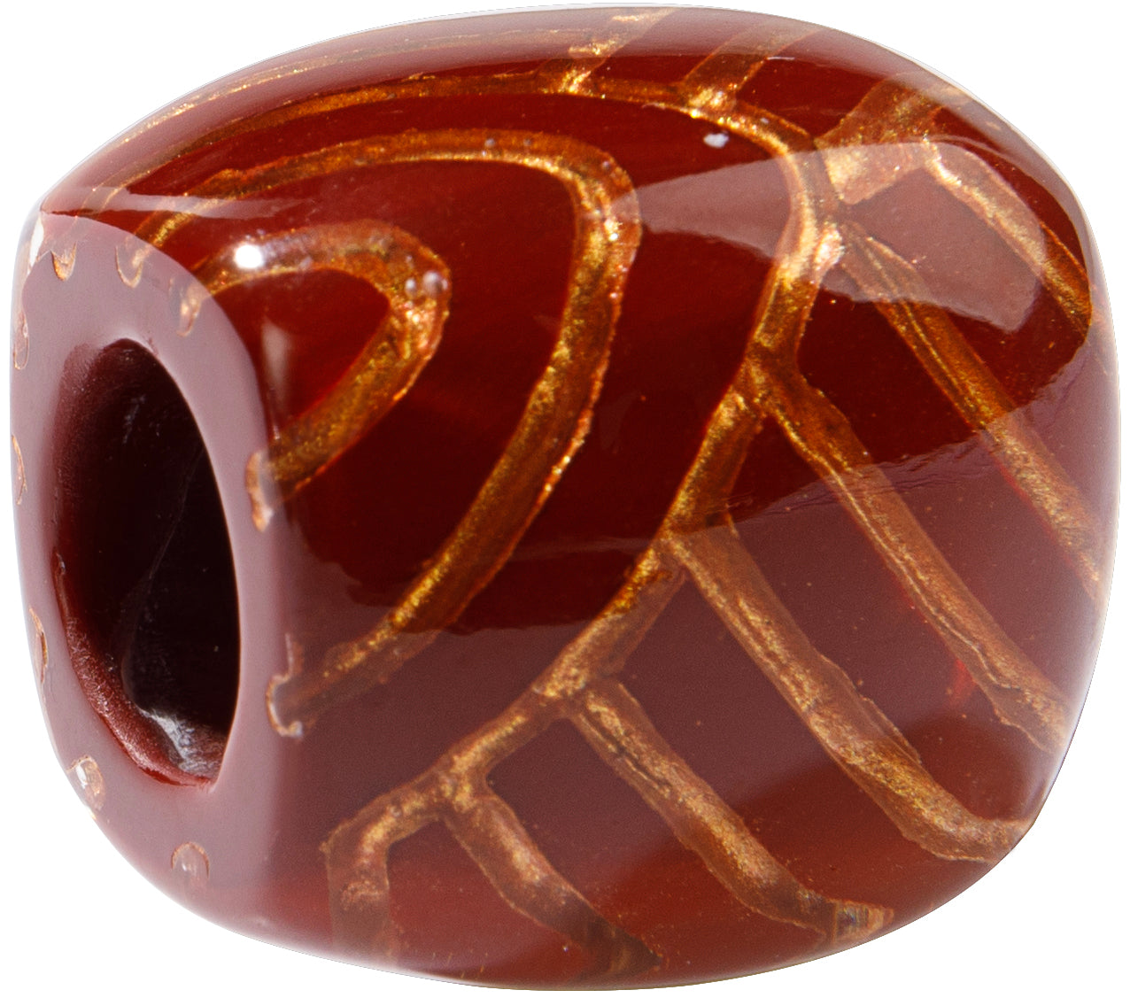 BLISS by ZSISKA - BLISS BEAD - MUSEE - AZTEC 3-RED & COPPER