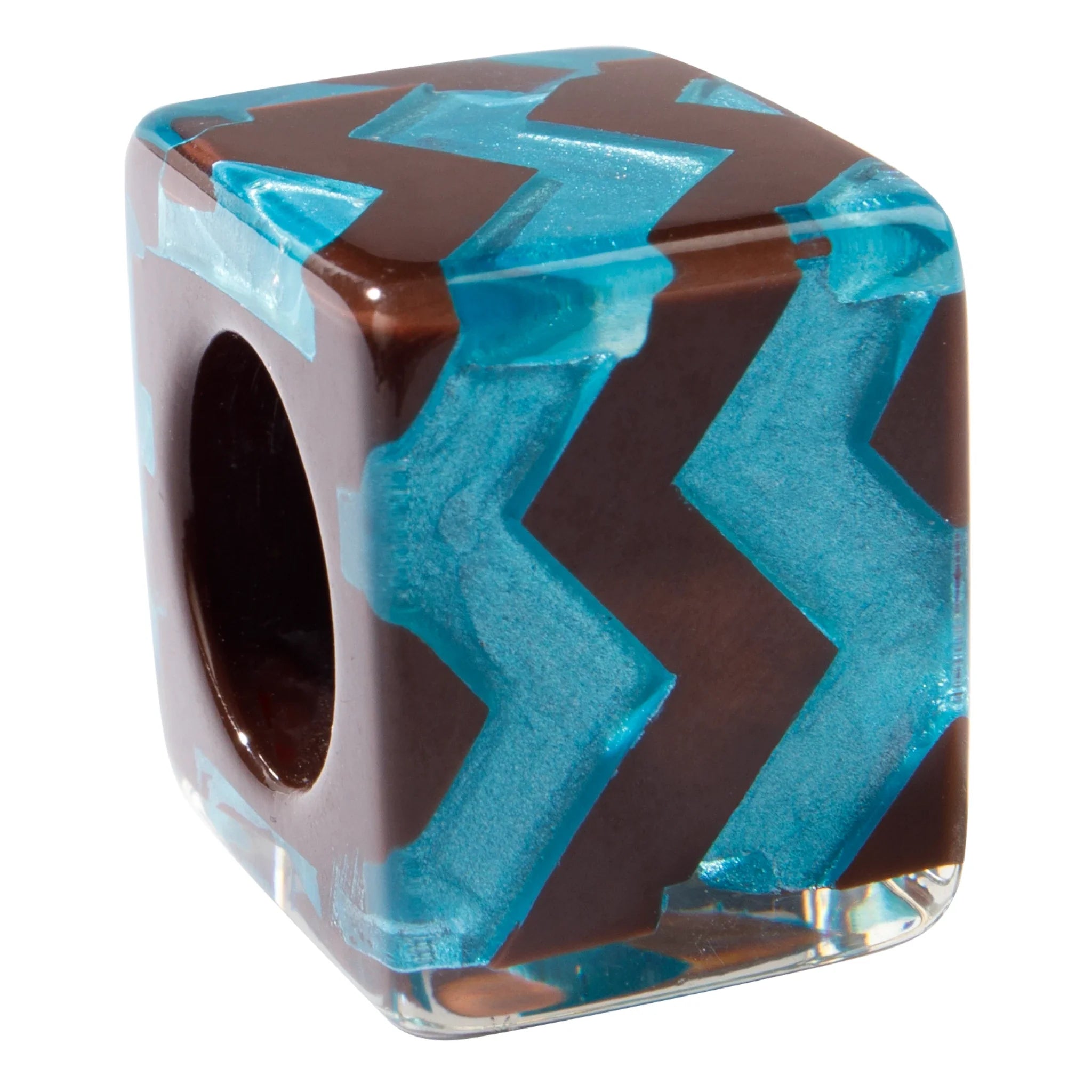 BLISS by ZSISKA - BLISS BEAD - PRUE'S BLISS BY ZSISKA - Brown & Teal
