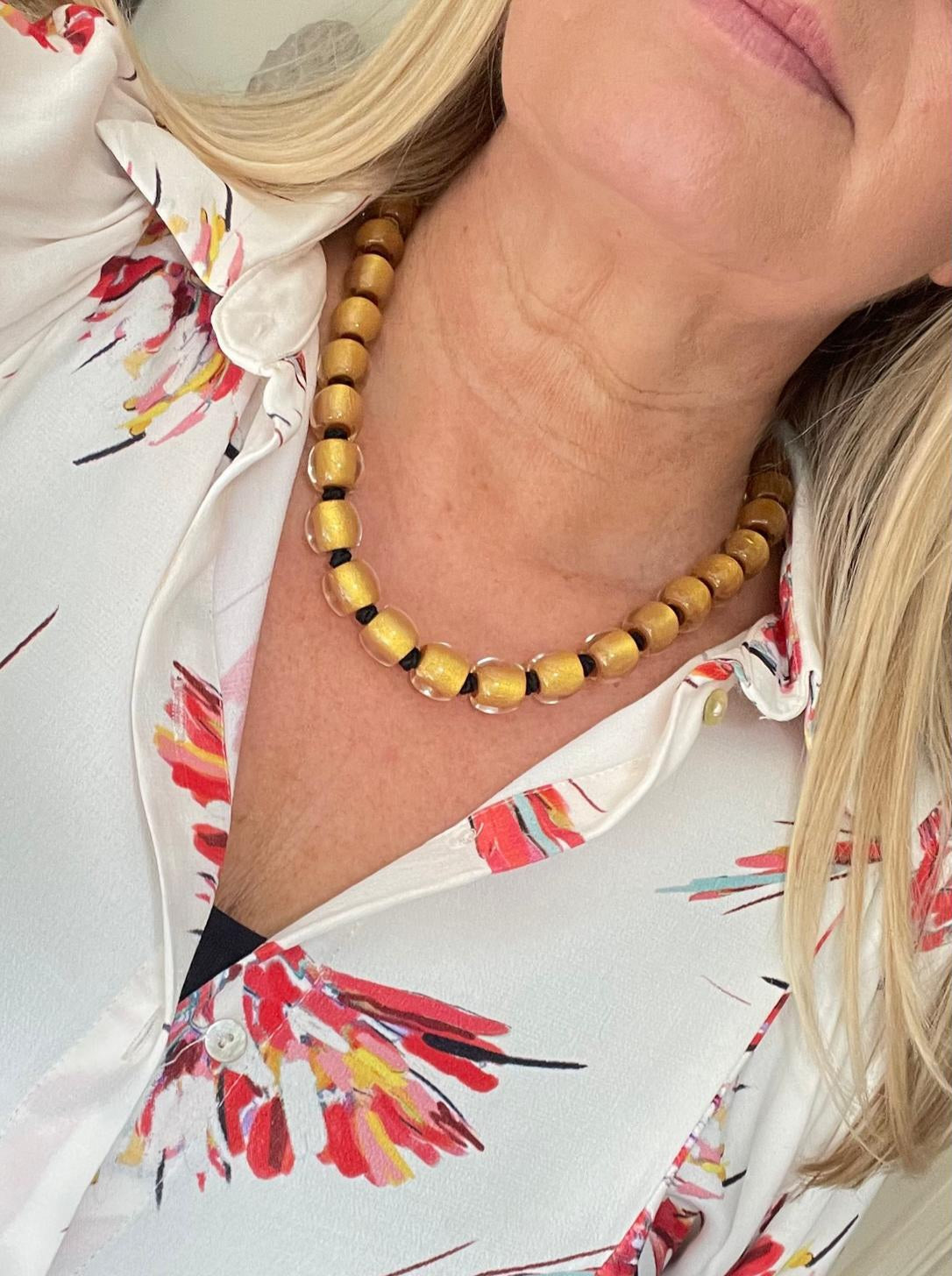 Magnetic Closure - Necklace - Colourful Beads