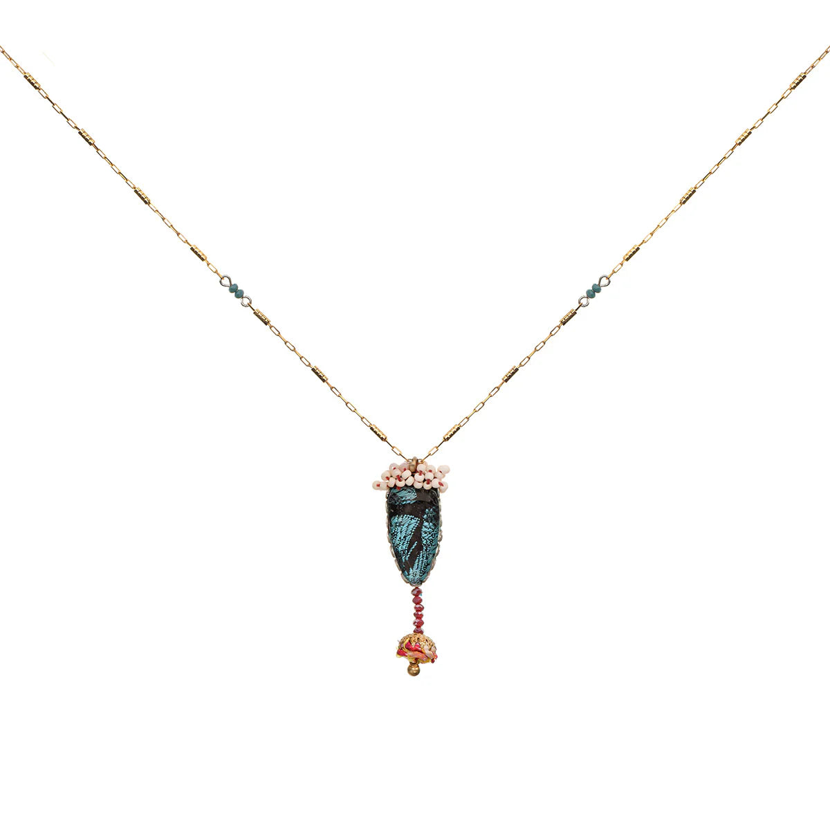 Summer Skies Set, Artisam Necklace, Light