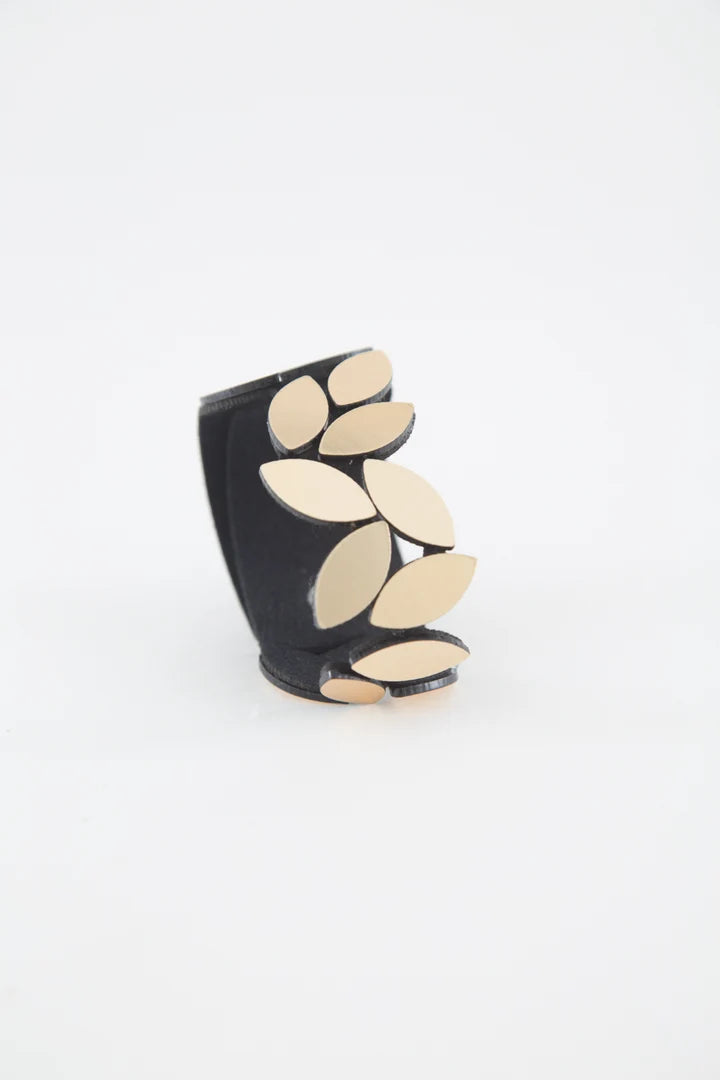 Iskin Sisters Kate Leaves Bracelet small - GOLD