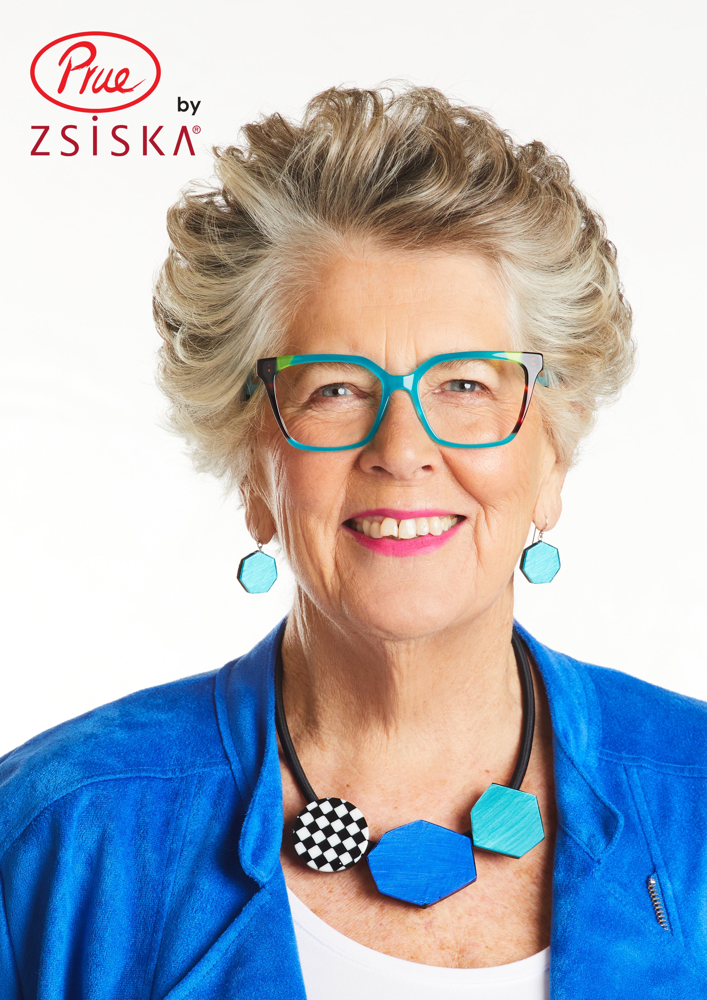 Prue by Zsiska - Check Mate Choker Necklace