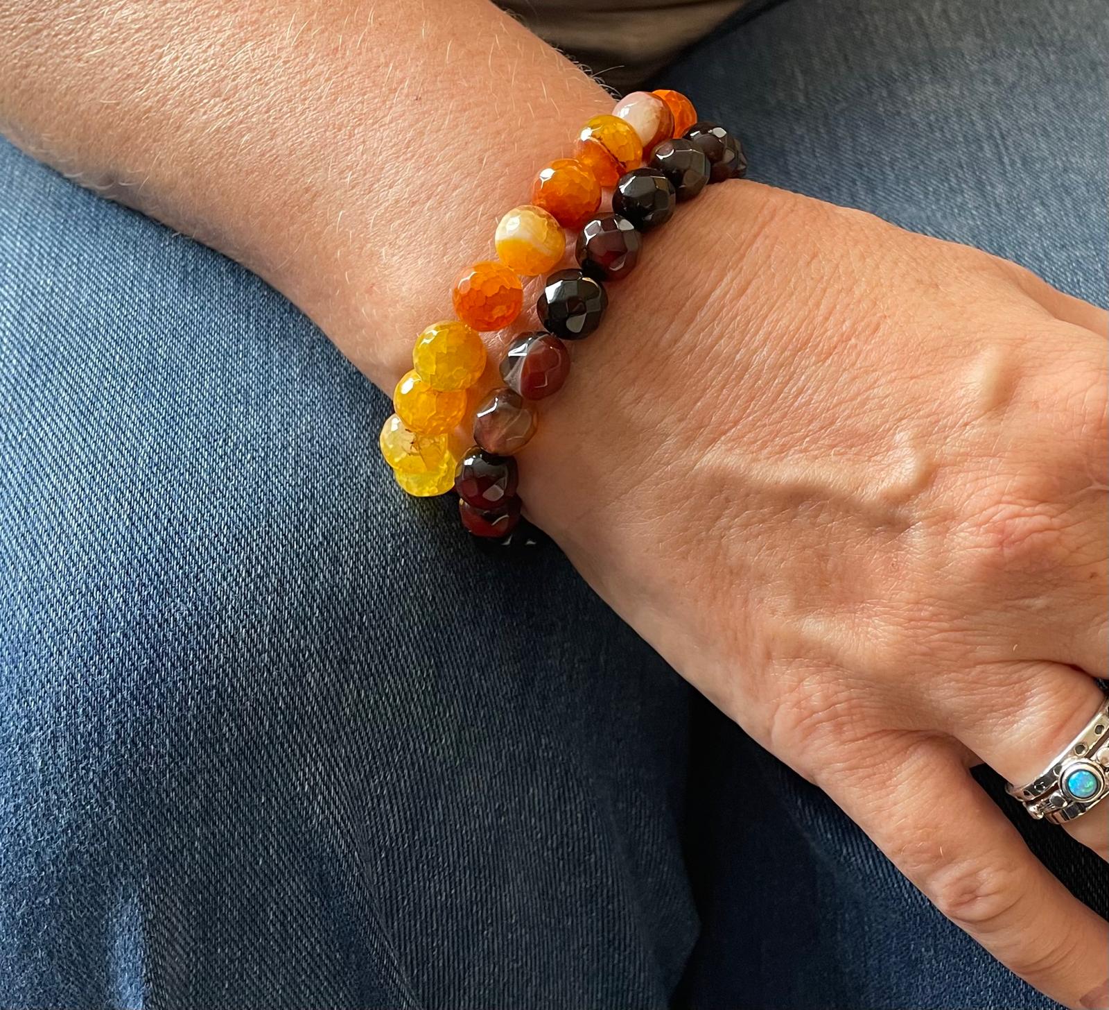 Beaded Bracelet - Brown