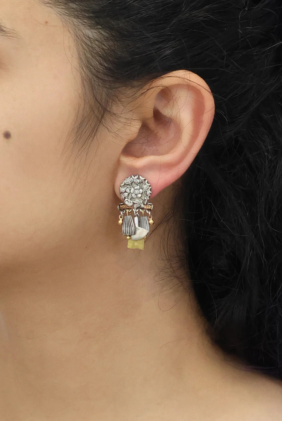 Ayala Bar Metal Bloom Set, Sala Earrings