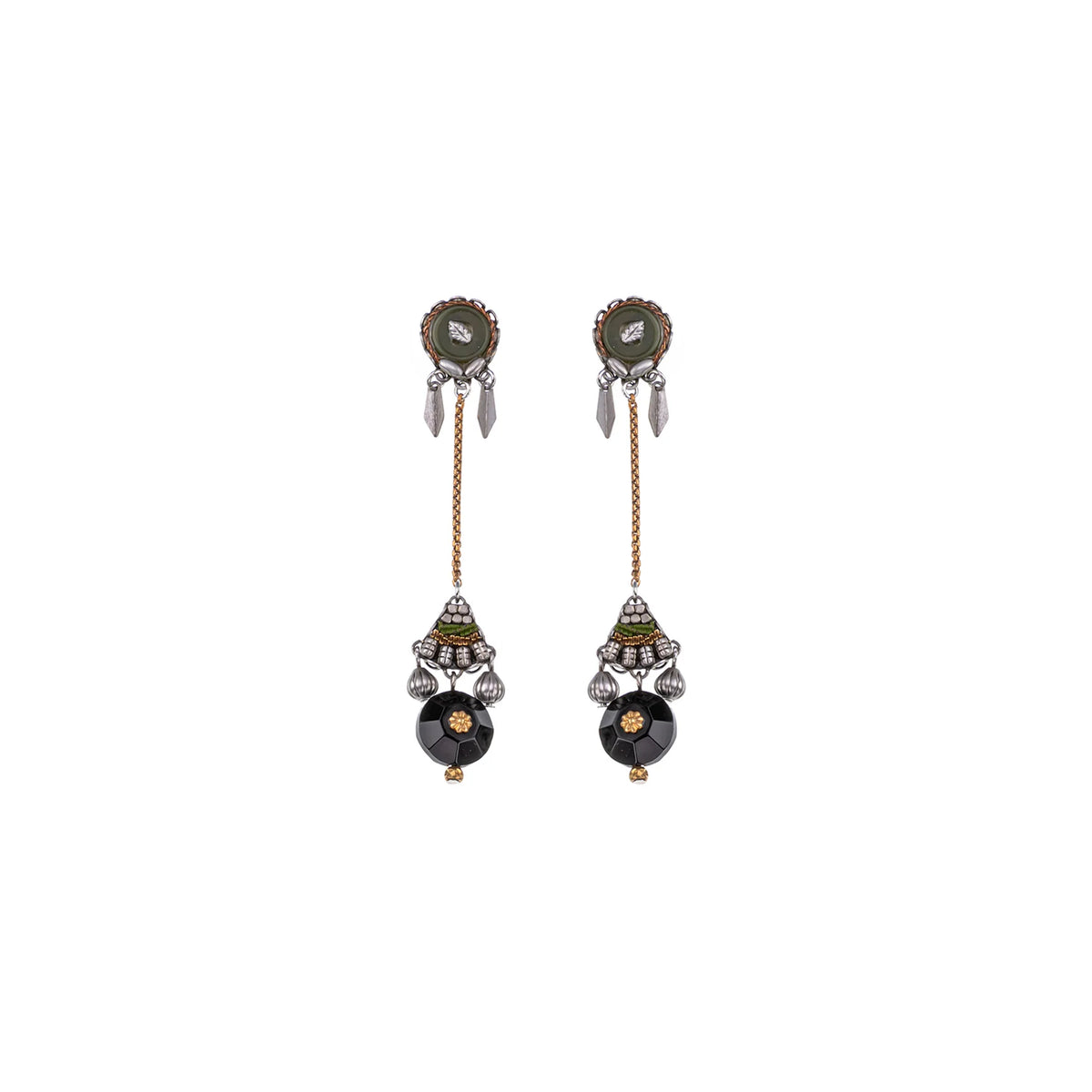 Night Queen Set, Long Earring, Noctis